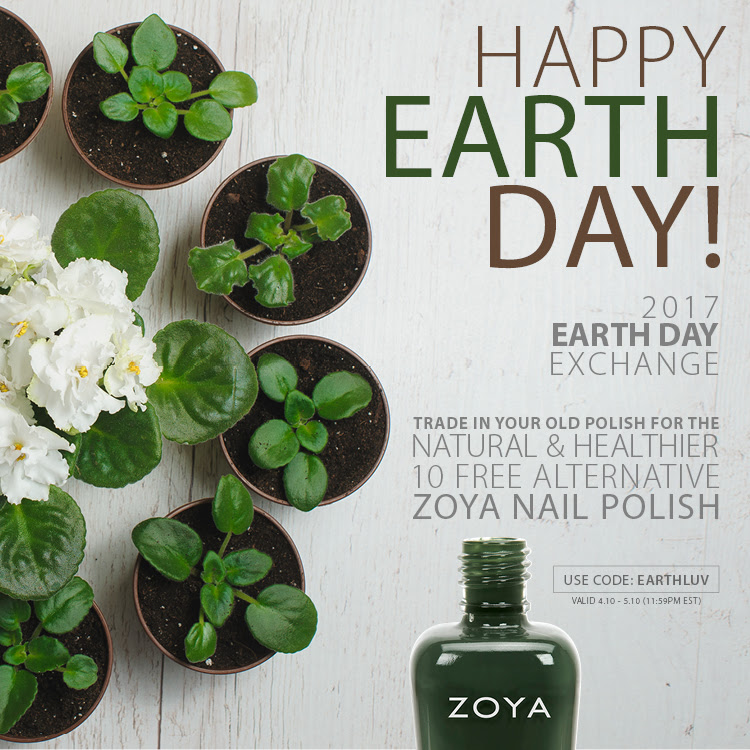 Zoya Earth Day Nail Color Exchange 2017