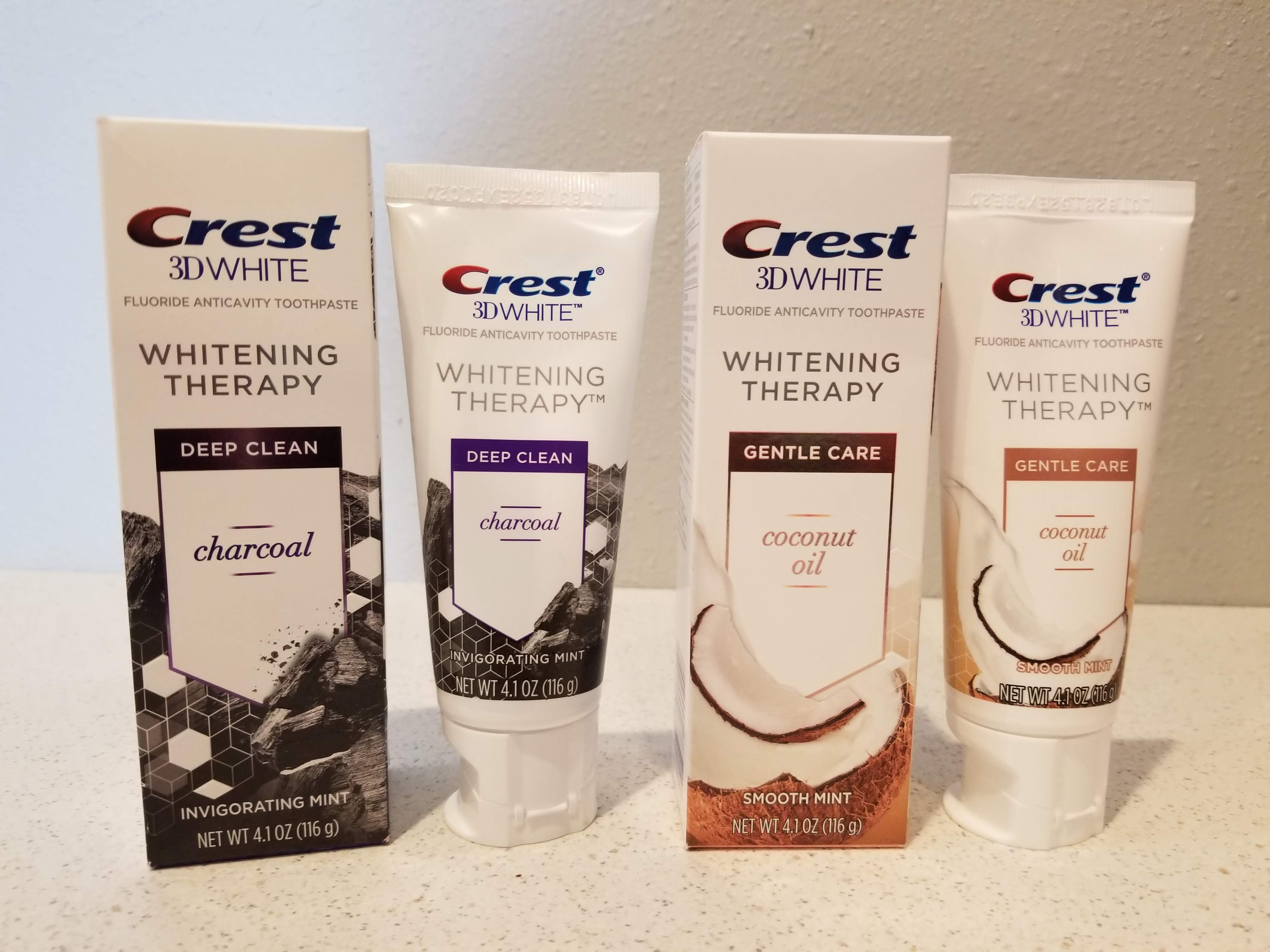 Charcoal and Coconut Oil – Crest 3D Whitening Therapy (1)
